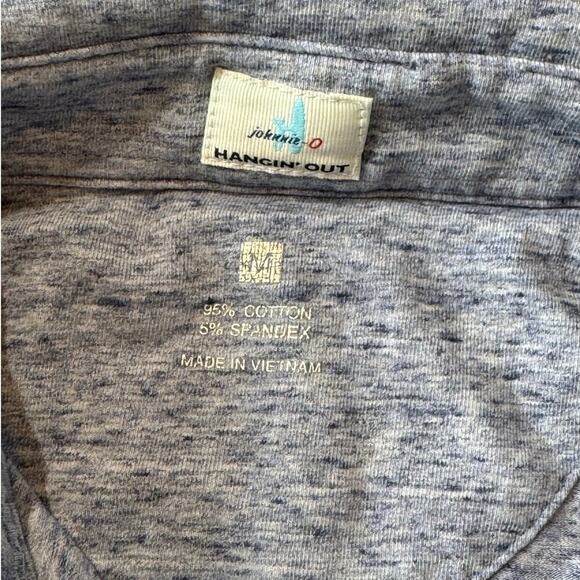 Johnnie-O Hangin' Out Short Sleeve shirt, size M, Light Blue - Picture 6 of 9